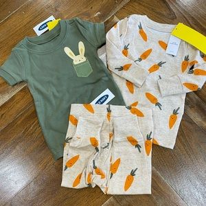 Old navy Easter pajamas size 3t